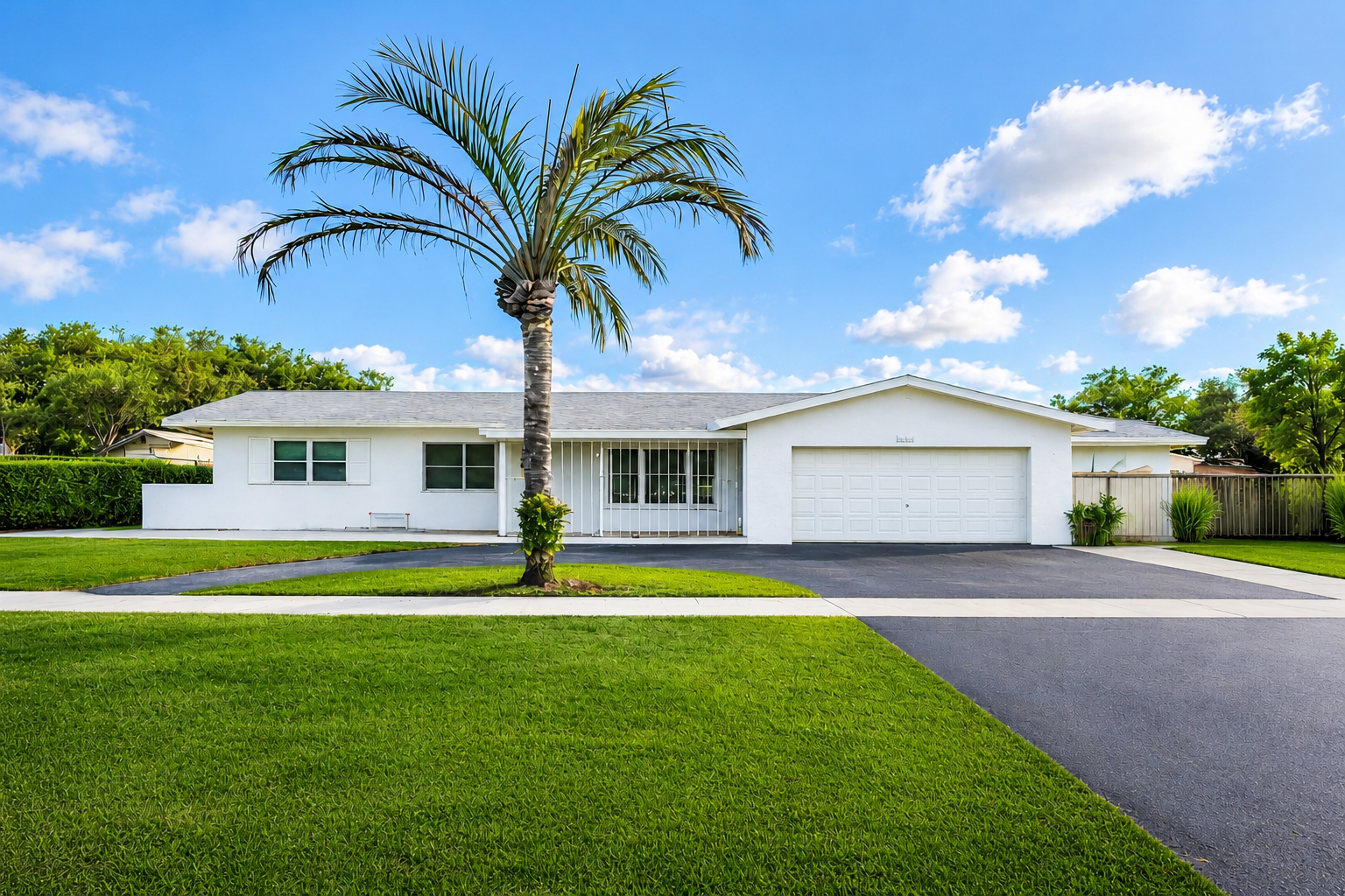 Beautiful exterior of Meadowview residence in Pembroke Pines